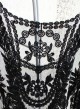 Crochet Lace Top - Black